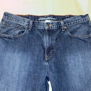 Men’s Eddie Bauer Relaxed Blue Jeans Size 38 X 32